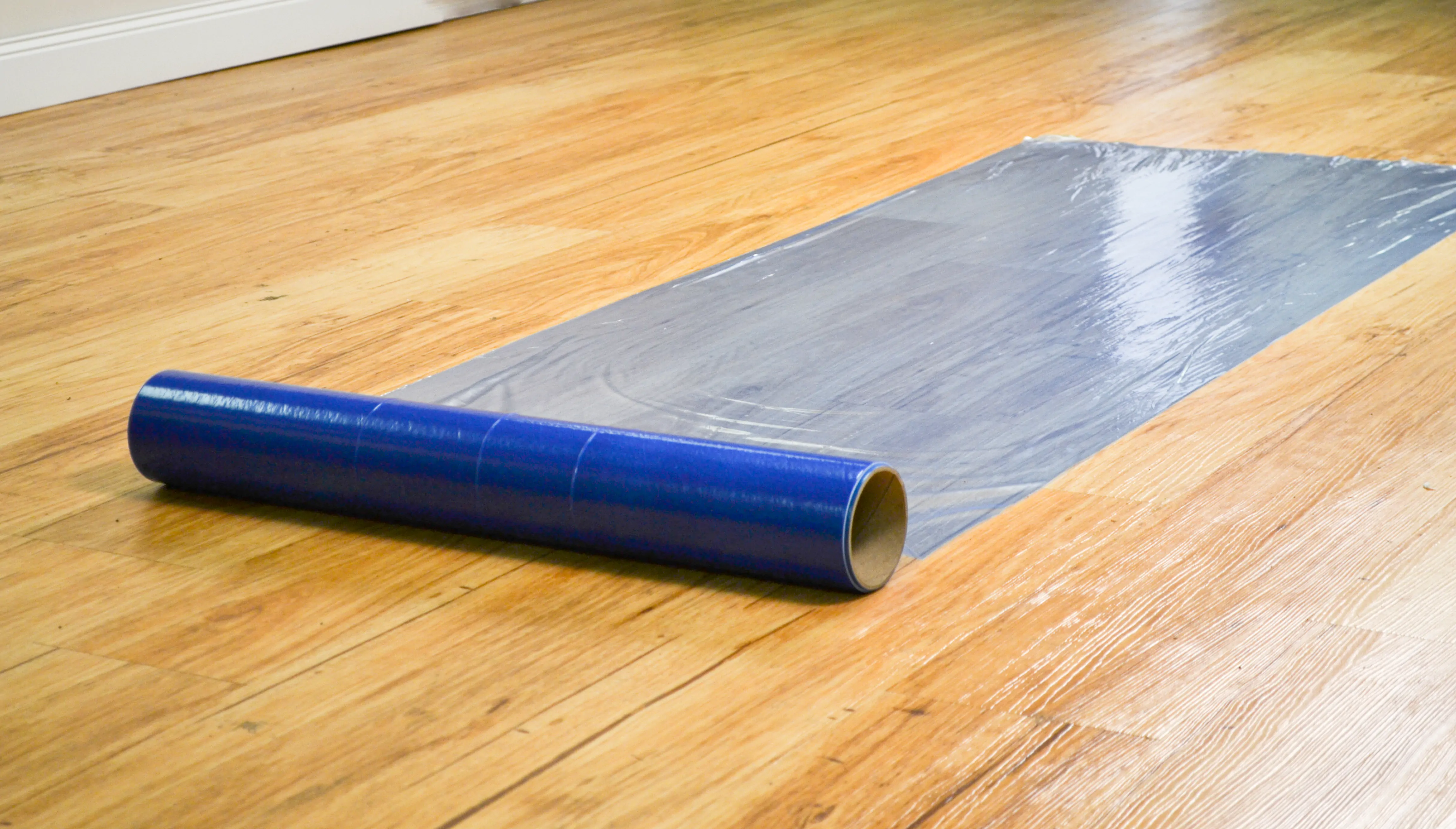 HF05 LDPE Blue Hardwood Floor Surface Protection Film
